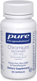 Pure Encapsulations Chromium (picolinate) 500 mcg -- 60 Capsules