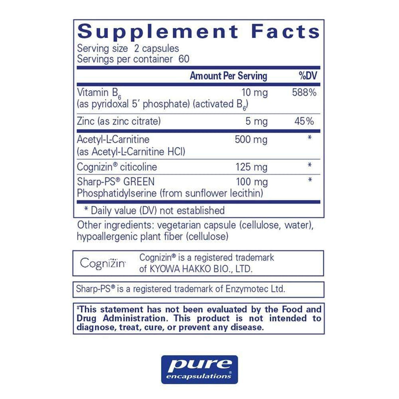 Pure Encapsulations CogniPhos -- 120 Capsules