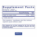 Pure Encapsulations Copper (Citrate) -- 60 Capsules