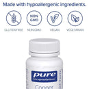 Pure Encapsulations Copper (Citrate) -- 60 Capsules
