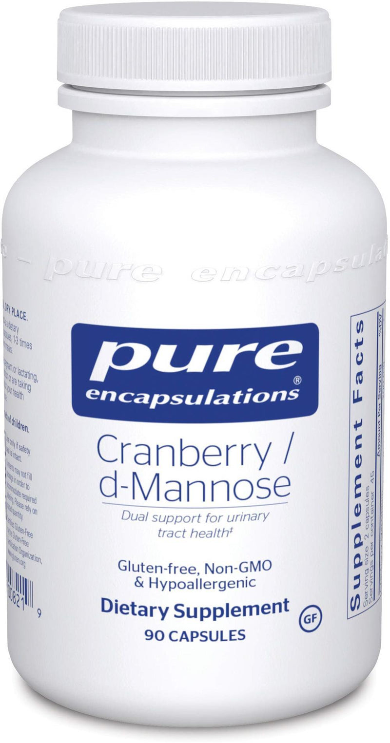 Pure Encapsulations Cranberry-d-Mannose -- 90 Capsules