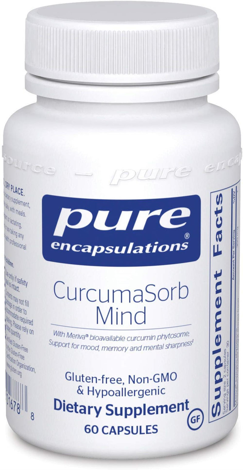 Pure Encapsulations CurcumaSorb Mind -- 60 Capsules