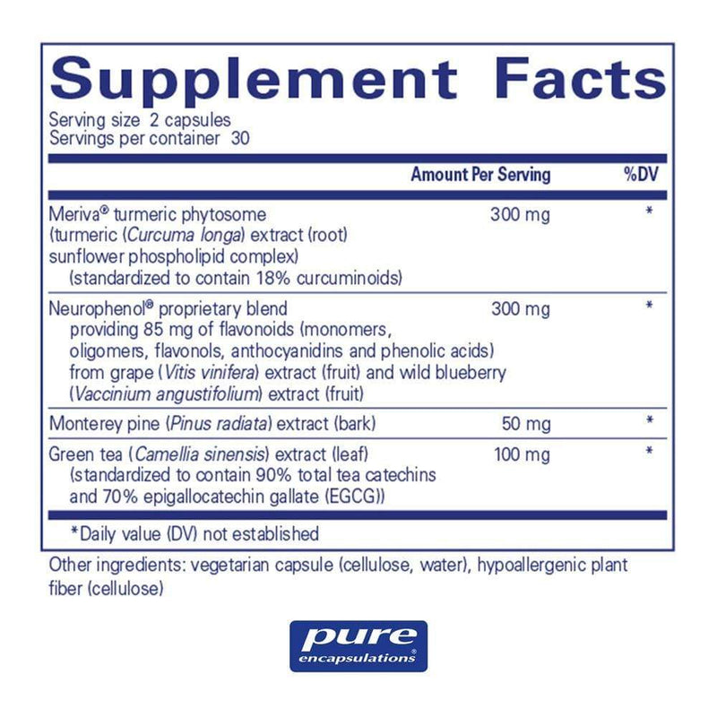 Pure Encapsulations CurcumaSorb Mind -- 60 Capsules