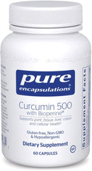 Pure Encapsulations Curcumin 500 with Bioperine -- 60 Capsules