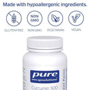 Pure Encapsulations Curcumin 500 with Bioperine -- 60 Capsules
