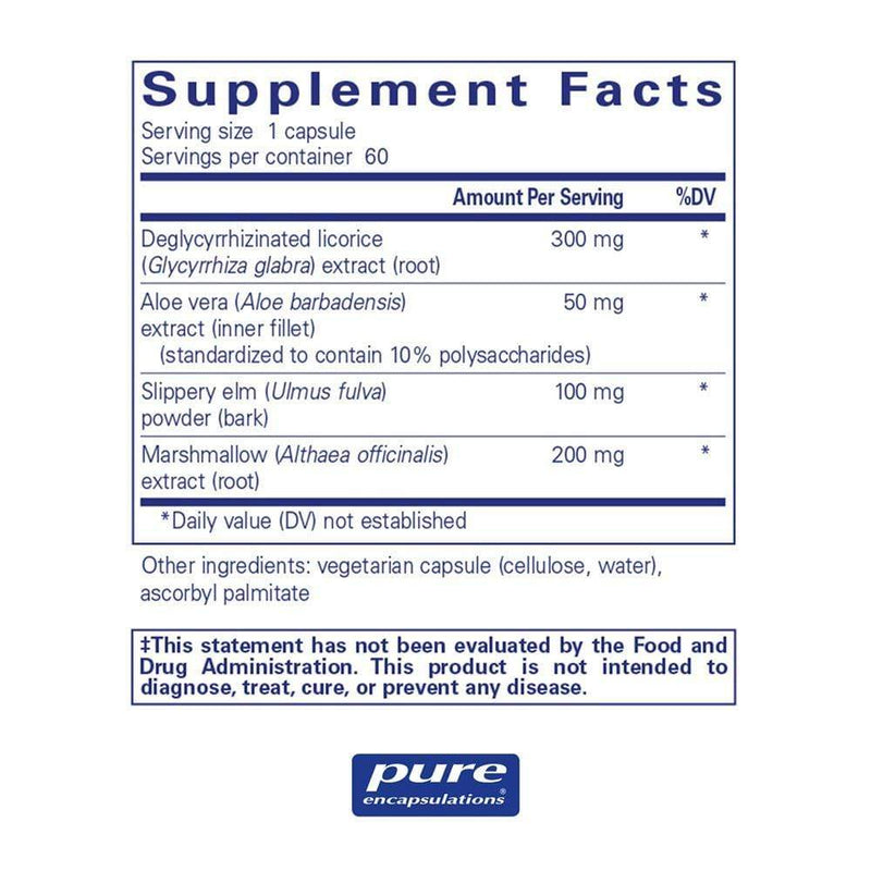 Pure Encapsulations DGL PlusÂ® -- 60 Capsules