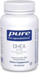 Pure Encapsulations DHEA 25 mg -- 60 Capsules