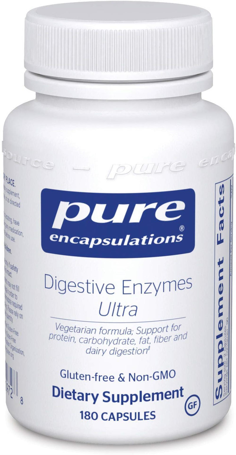 Pure Encapsulations Digestive Enzymes Ultra -- 90 Capsules 180 capsules