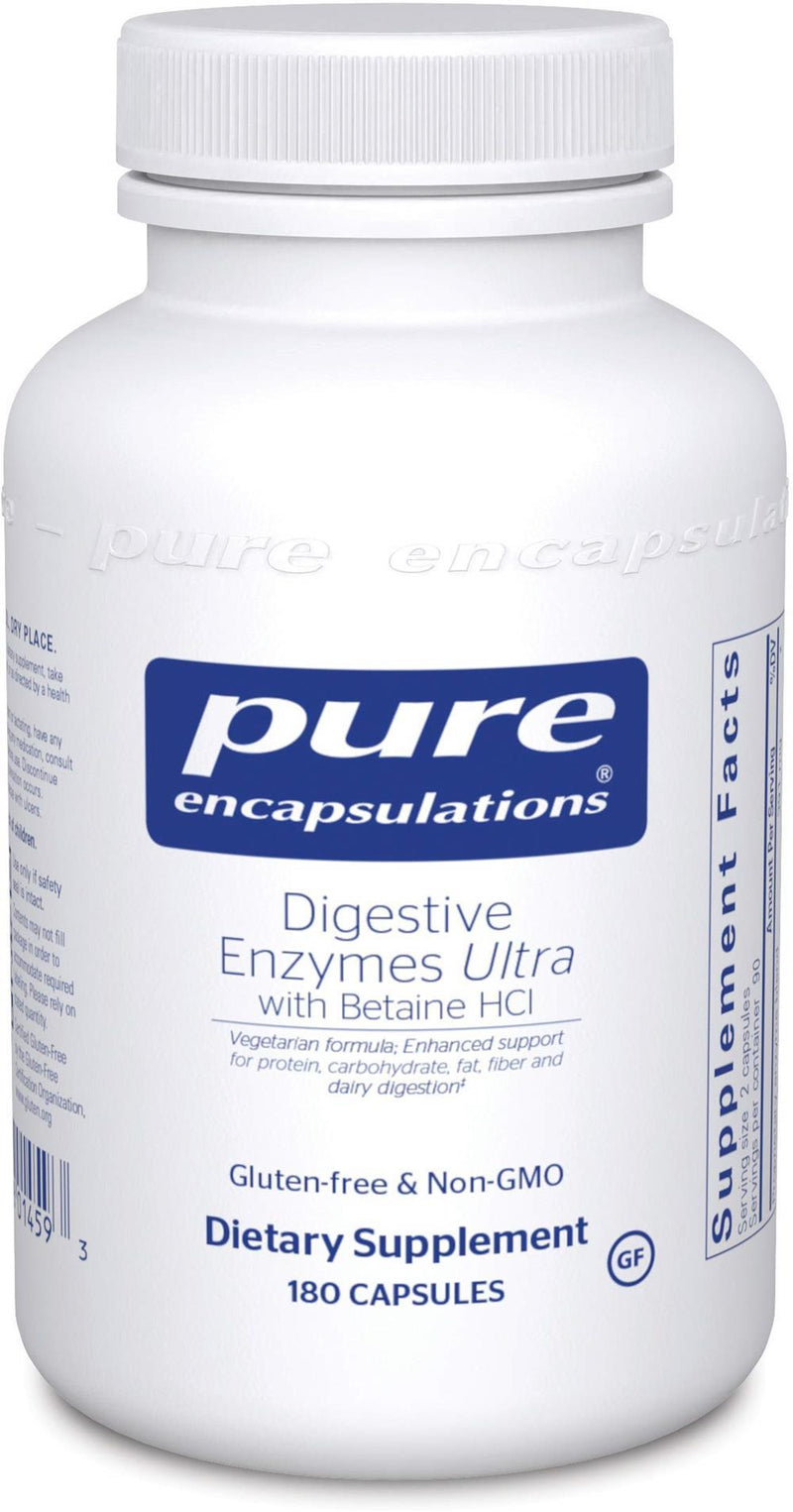 Pure Encapsulations Digestive Enzymes Ultra w/Betaine HCl -- 90 Capsules