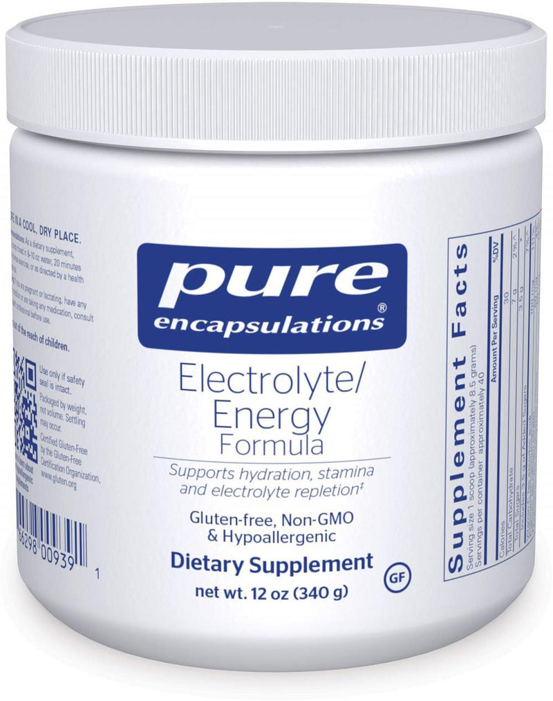 Pure Encapsulations Electrolyte-Energy Formula -- 340 grams