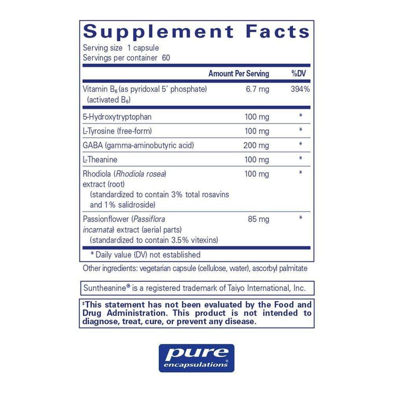 Pure Encapsulations Emotional Wellness -- 60 Capsules