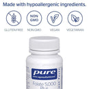 Pure Encapsulations Folate 5,000 Plus -- 60 Capsules