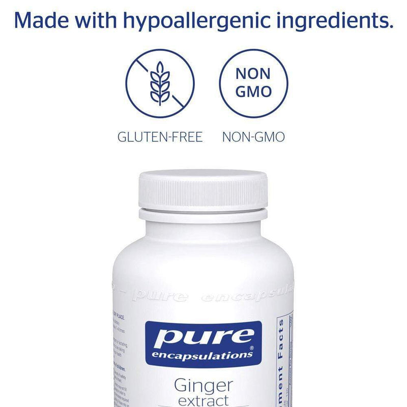 Pure Encapsulations Ginger Extract -- 120 Capsules
