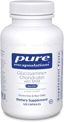 Pure Encapsulations Glucosamine Chondroitin w-MSM -- 60 Capsules 120 capsules