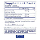 Pure Encapsulations Glucosamine Chondroitin with MSM -- 60 Capsules