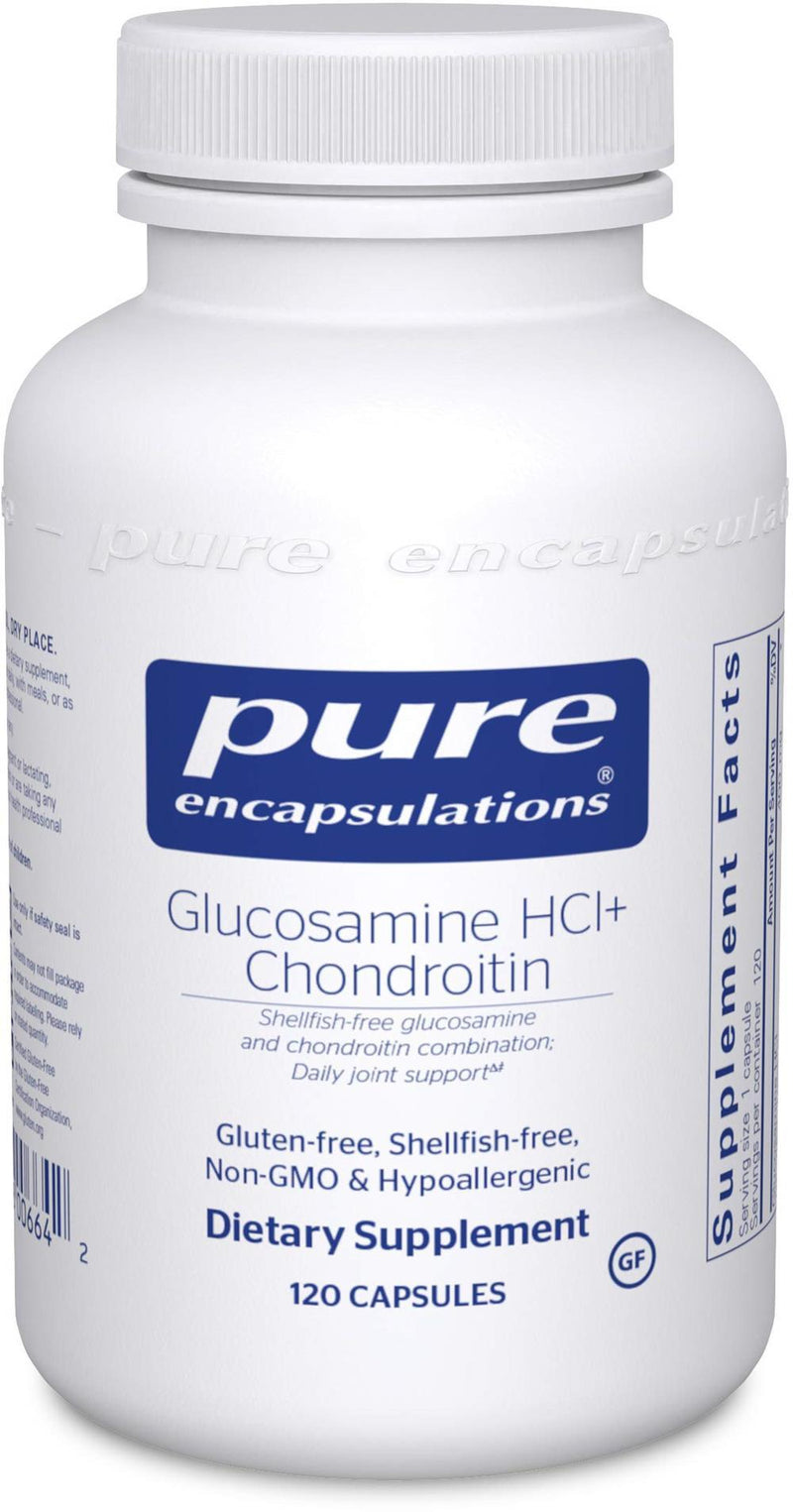 Pure Encapsulations Glucosamine HCl Chondroitin -- 120 Capsules