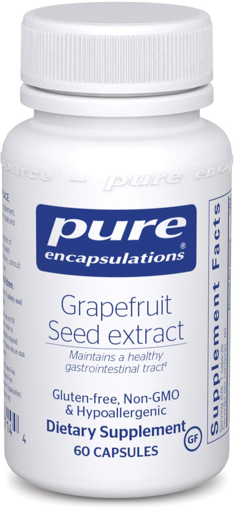 Pure Encapsulations Grapefruit Seed Extract -- 60 Capsules