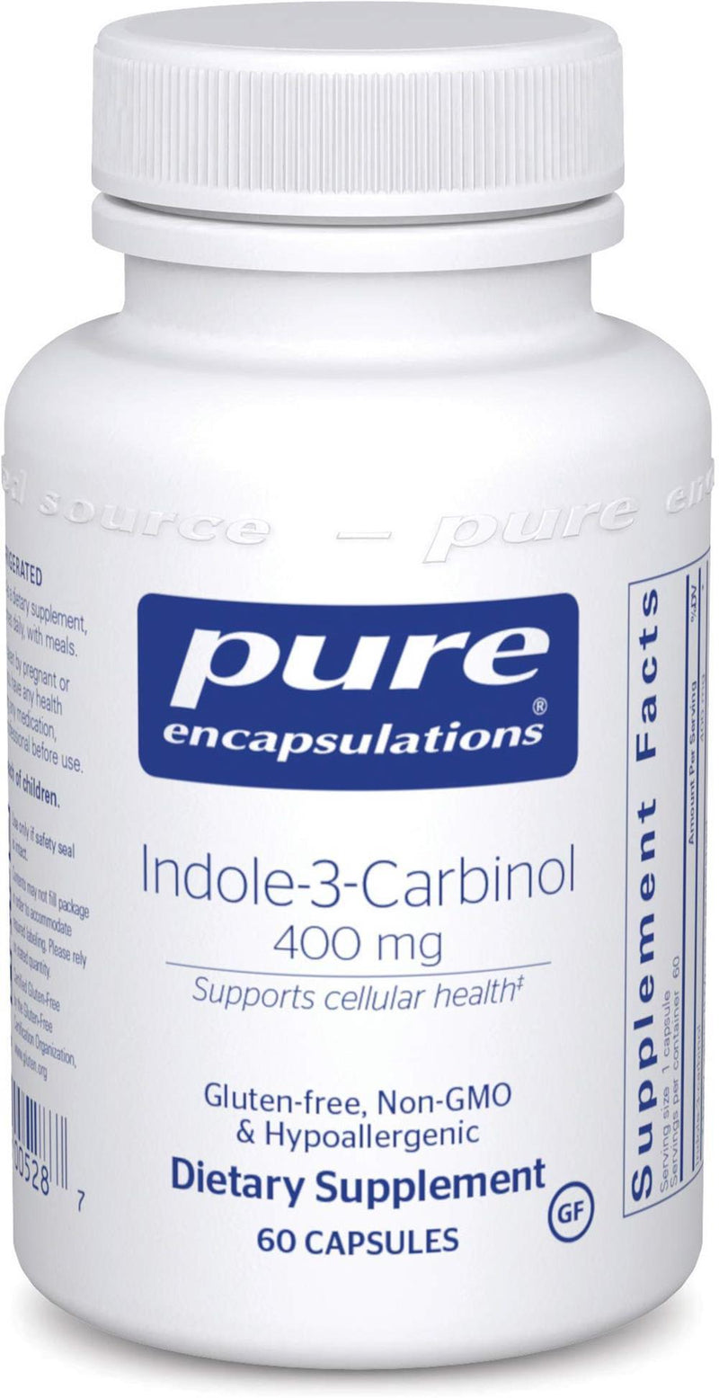 Pure Encapsulations Indole-3-Carbinol 400 mg -- 60 Capsules