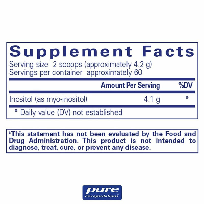 Pure Encapsulations Inositol (powder) 250 grams