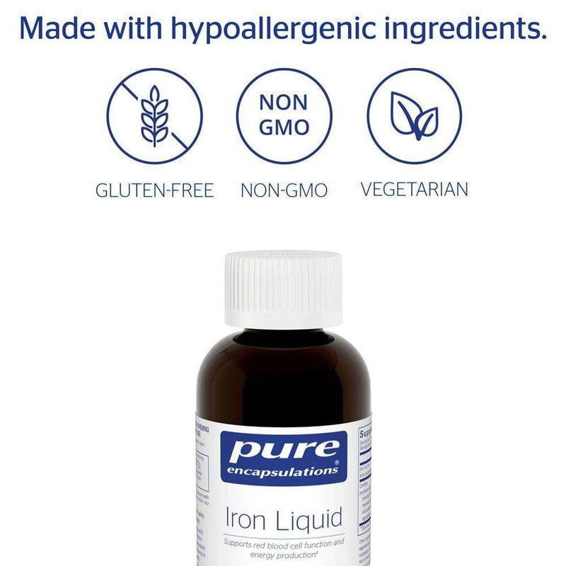 Pure Encapsulations Iron liquid -- 120 mL