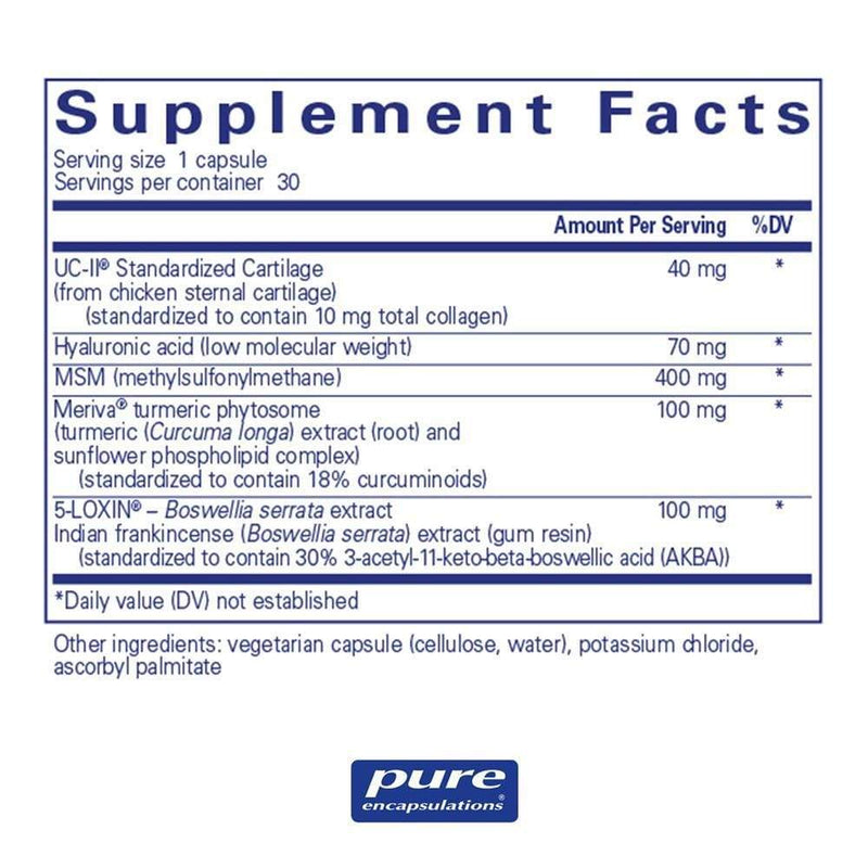 Pure Encapsulations Joint Complex (single dose) -- 30 Capsules