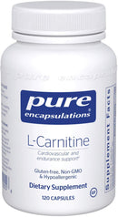 Pure Encapsulations l-Carnitine -- 60 Capsules 120 capsules