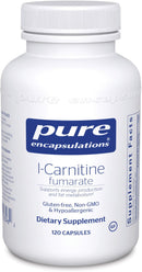 Pure Encapsulations l-Carnitine fumarate -- 120 Capsules