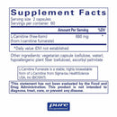 Pure Encapsulations l-Carnitine fumarate -- 120 Capsules