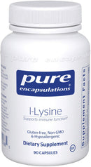 Pure Encapsulations l-Lysine -- 90 Capsules