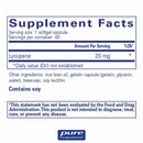 Pure Encapsulations Lycopene 20 mg -- 60 Capsules