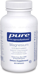 Pure Encapsulations Magnesium (citrate-malate) -- 90 Capsules