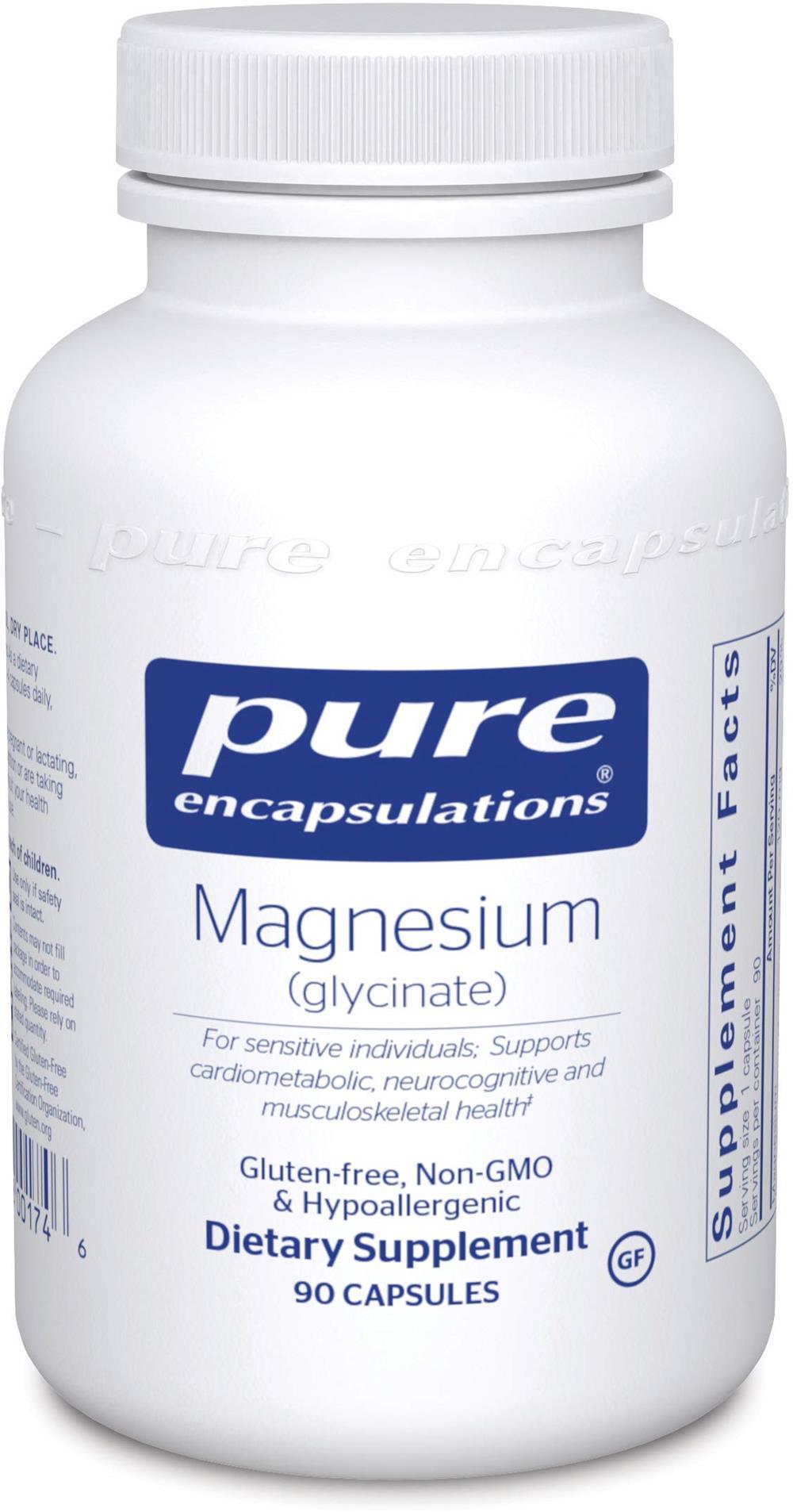 Pure Encapsulations Magnesium (glycinate) -- 90 Capsules 90 capsles