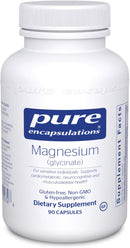 Pure Encapsulations Magnesium (glycinate) -- 90 Capsules 90 capsles