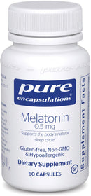 Pure Encapsulations Melatonin 0.5 mg -- 60 Capsules