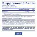 Pure Encapsulations Melatonin 0.5 mg -- 60 Capsules