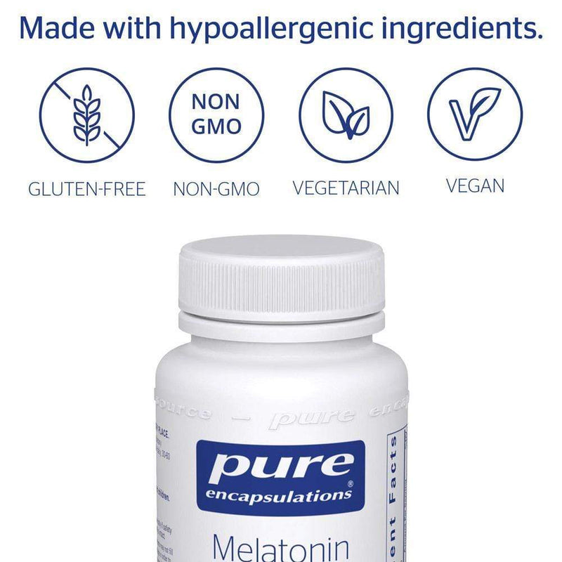 Pure Encapsulations Melatonin 20 mg -- 180 Capsules