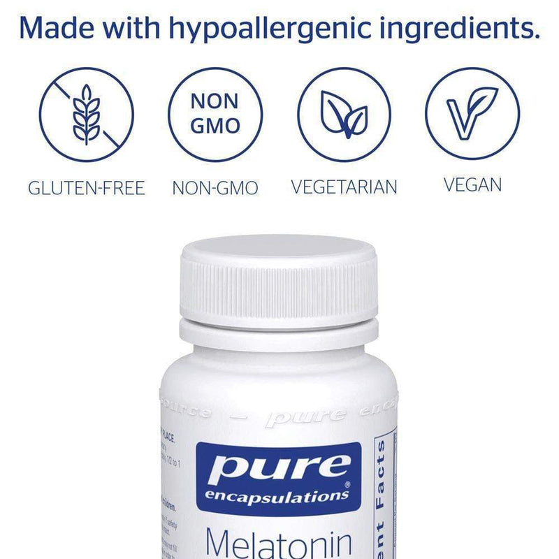 Pure Encapsulations Melatonin 3 mg -- 60 Capsules