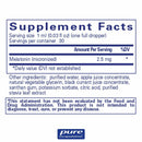 Pure Encapsulations Melatonin Liquid -- 1 fl oz