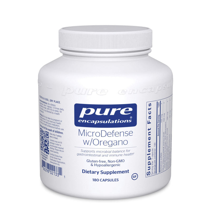 Pure Encapsulations MicroDefense w/Oregano -- 90 Capsules 180 capsules