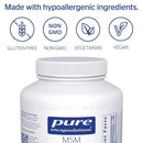 Pure Encapsulations MSM Capsules -- 250 Capsules