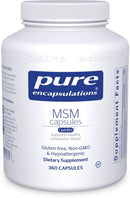 Pure Encapsulations MSM Capsules -- 250 Capsules 360 capsules