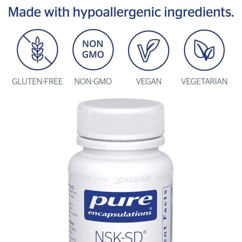 Pure Encapsulations NSK-SD (Nattokinase) 100 mg -- 60 Capsules