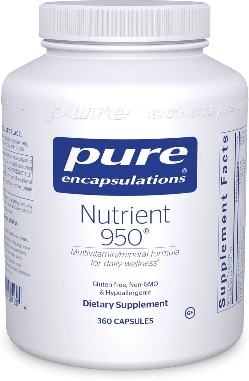 Pure Encapsulations Nutrient 950 -- 90 Capsules 360 capsules