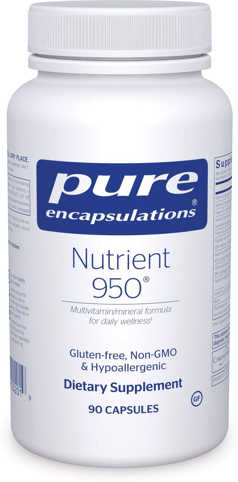 Pure Encapsulations Nutrient 950 -- 90 Capsules