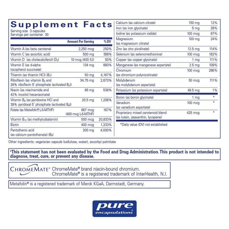 Pure Encapsulations Nutrient 950 -- 90 Capsules