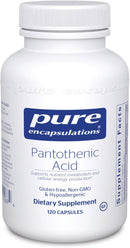 Pure Encapsulations Pantothenic Acid -- 120 Capsules