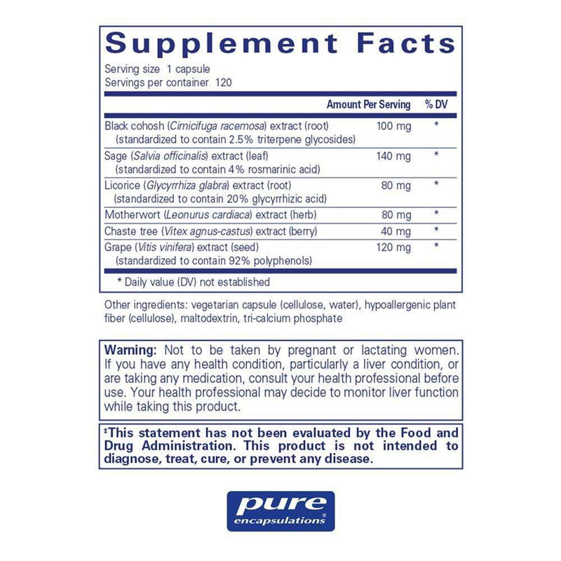 Pure Encapsulations PhytoBalance II -- 120 Capsules