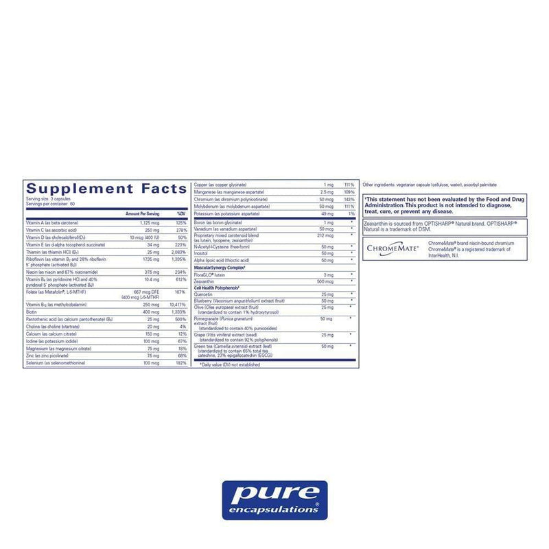Pure Encapsulations Polyphenol Nutrients -- 180 Capsules