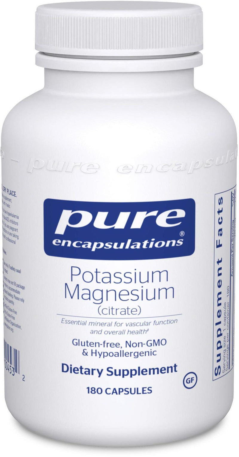 Pure Encapsulations Potassium Magnesium (citrate) -- 180 Capsules