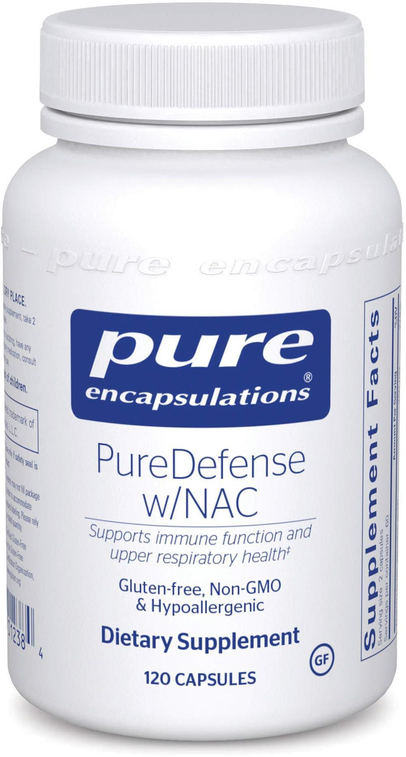 Pure Encapsulations PureDefense w/NAC -- 20 Capsules 120 capsules